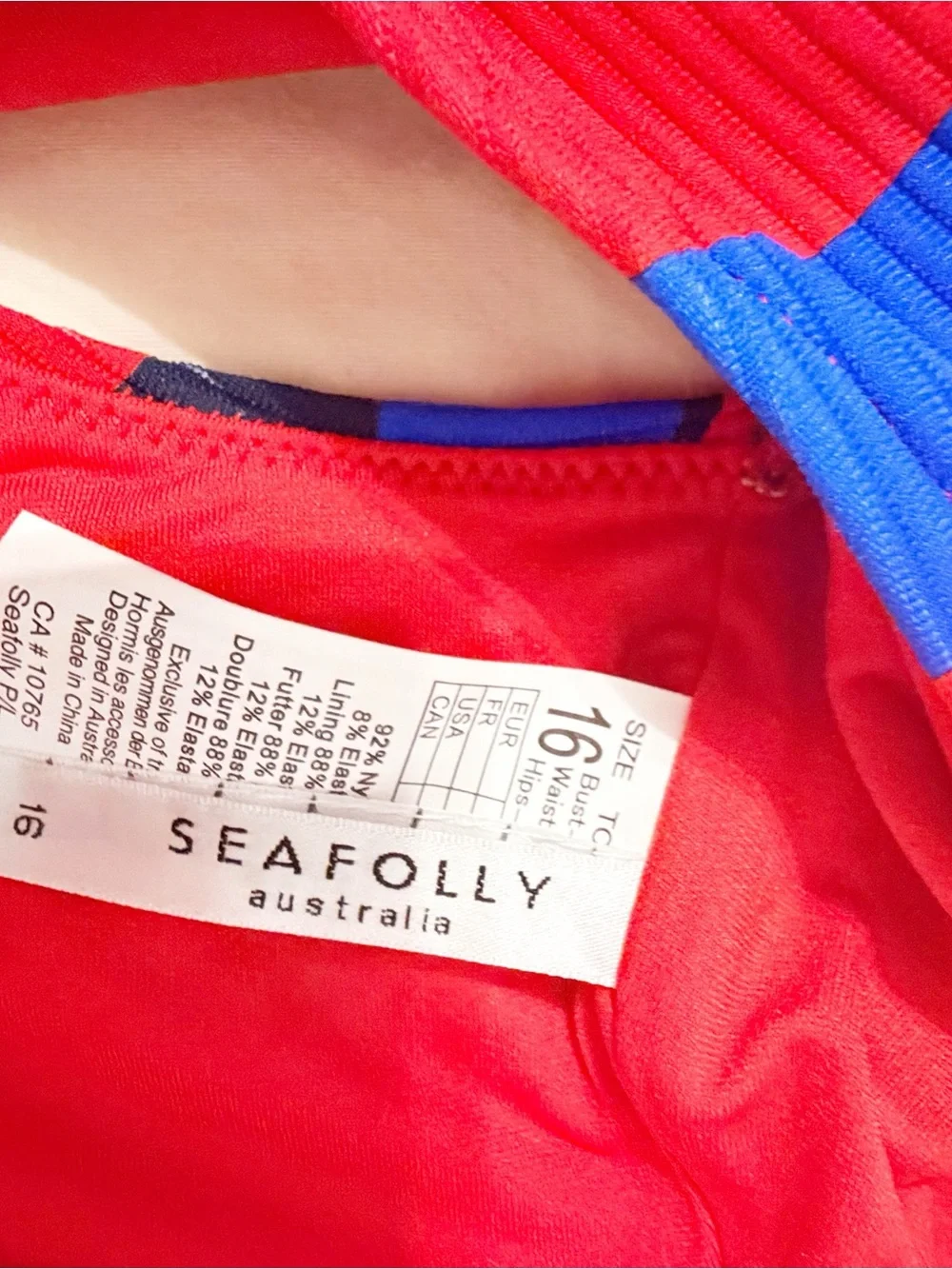 Seafolly size 16